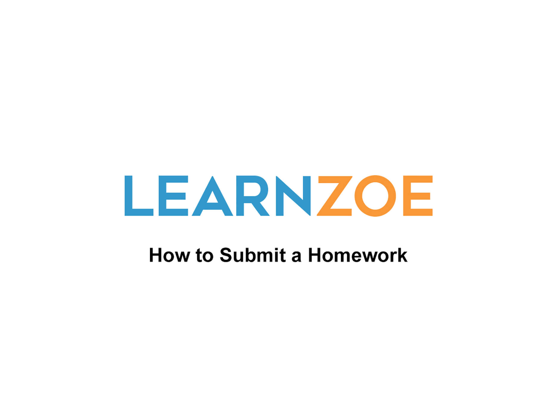 Submit Homework Video Thumbnail